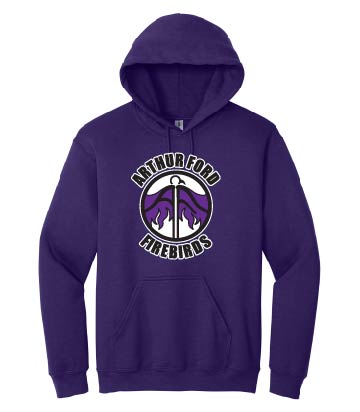 ARTHUR FORD GILDAN COTTON FLEECE HOODIE