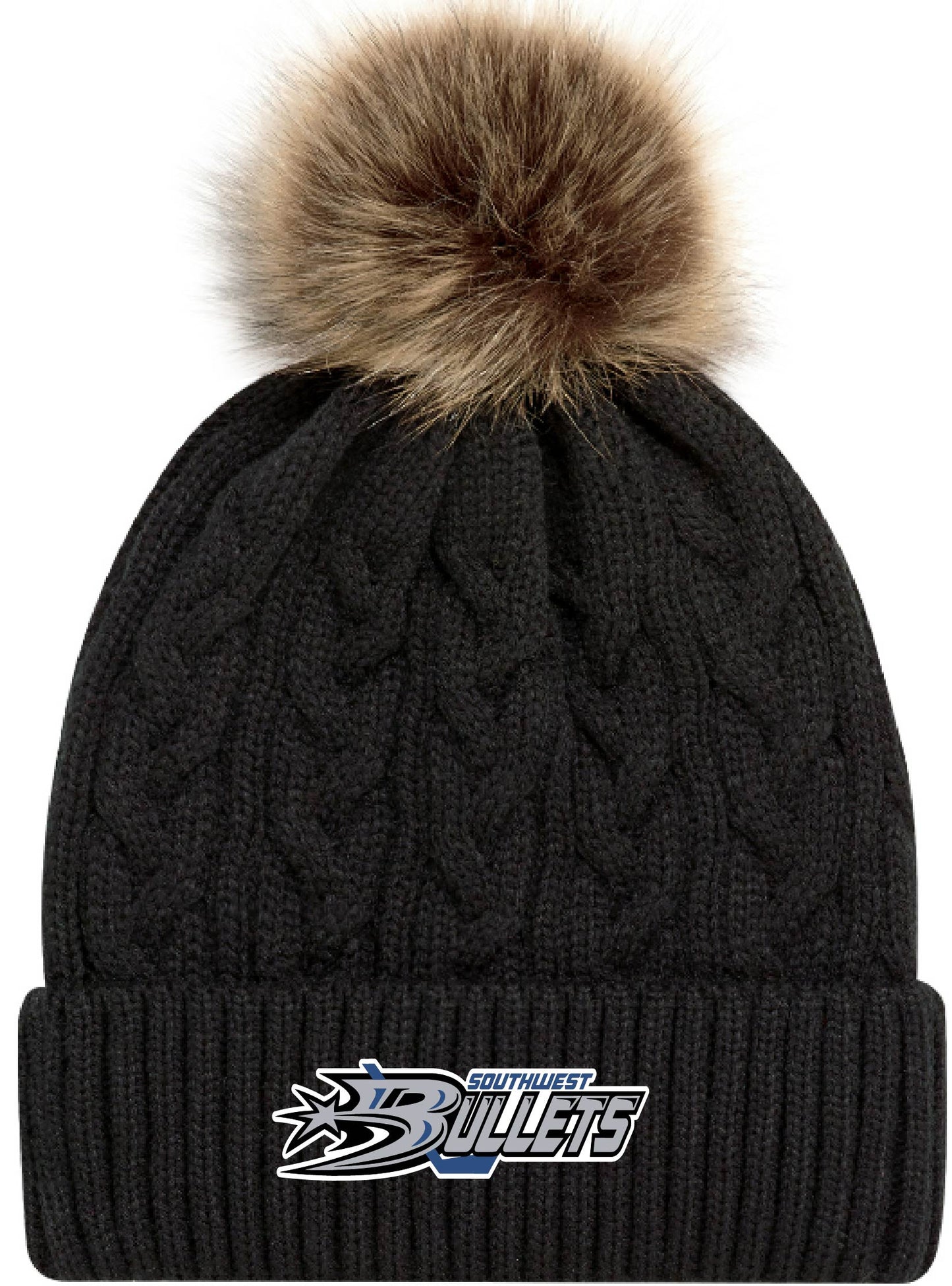 SW Toque with Faux Fur Pom (AJM 9L594L)