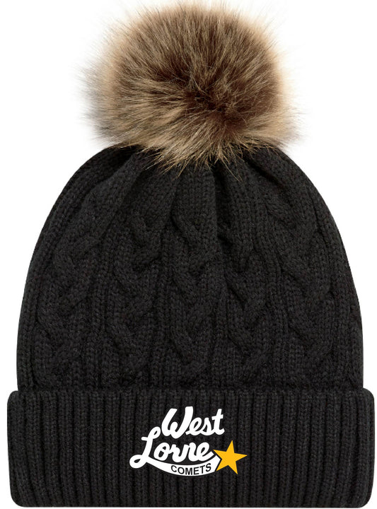 WLC Toque with Faux Fur Pom (AJM 9L594L)