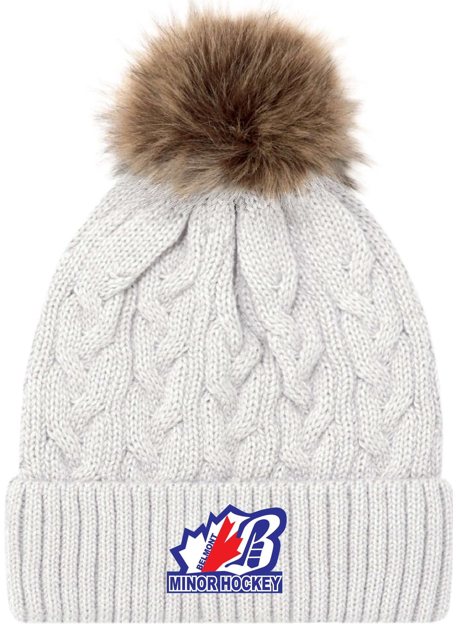 BEL Toque with Faux Fur Pom (AJM 9L594L)