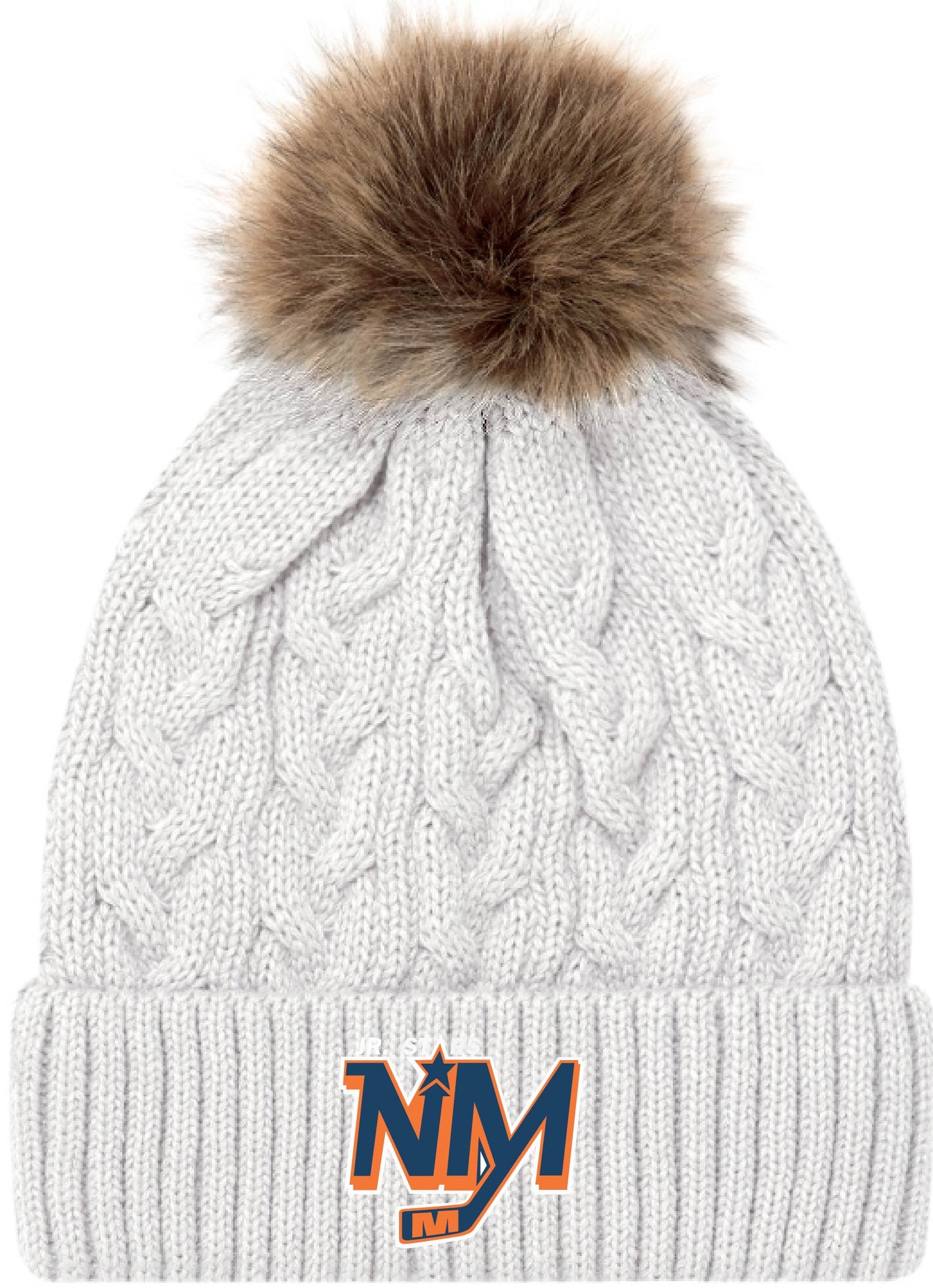 NM Toque with Faux Fur Pom (AJM 9L594L)