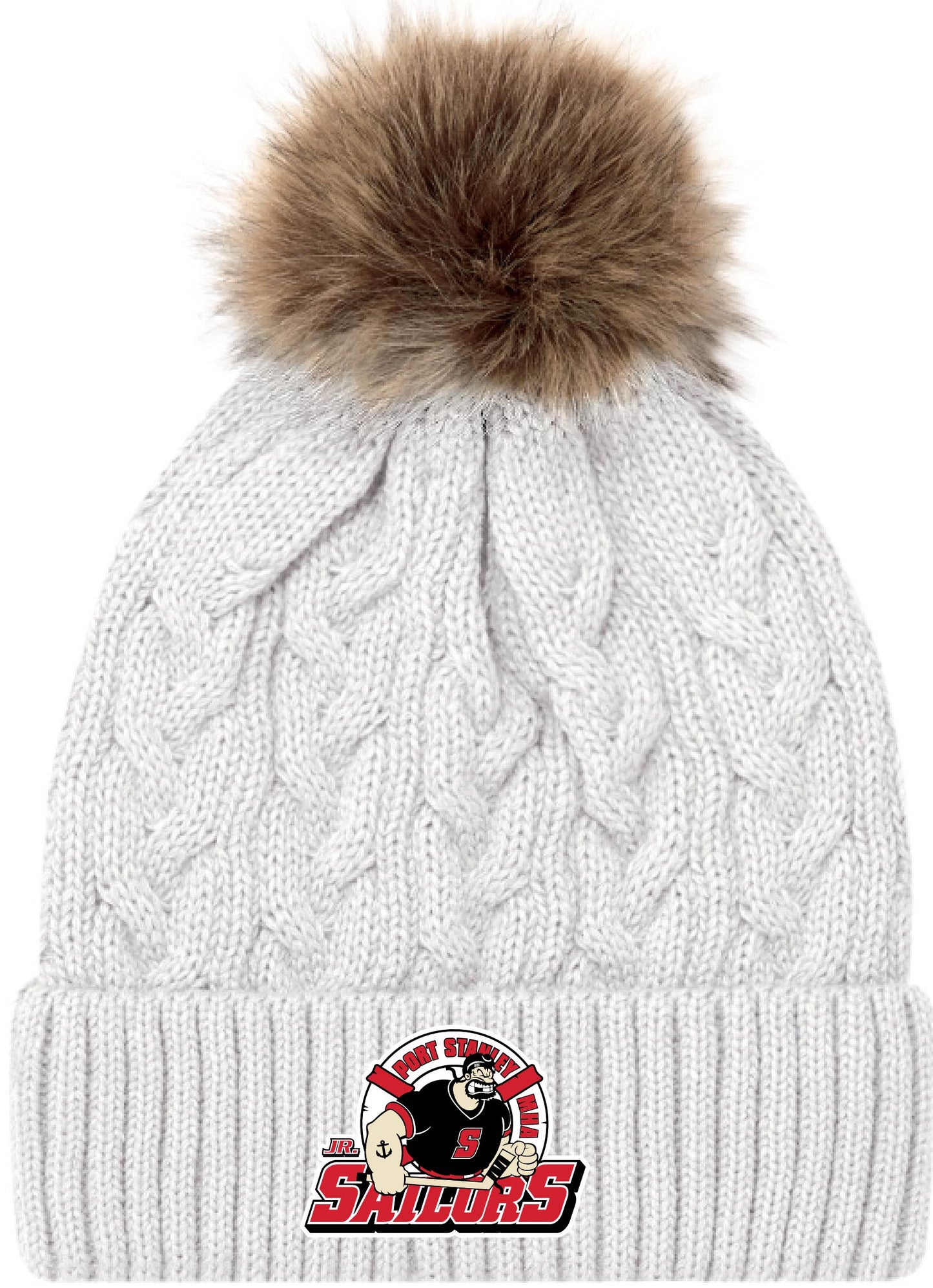 PS Toque with Faux Fur Pom (AJM 9L594L)
