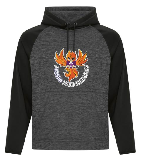 ARTHUR FORD FIREBIRDS DYNAMIC HEATHER FLEECE HOODIE