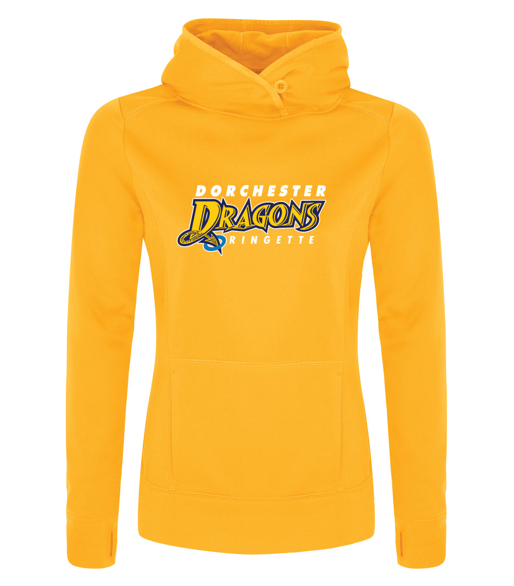 DORCHESTER DRAGONS RINGETTE PERFORMANCE WOMENS HOODIE