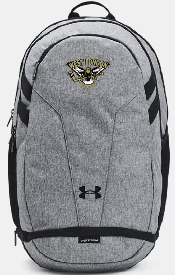 West London UA Hustle 5 Team Back Pack