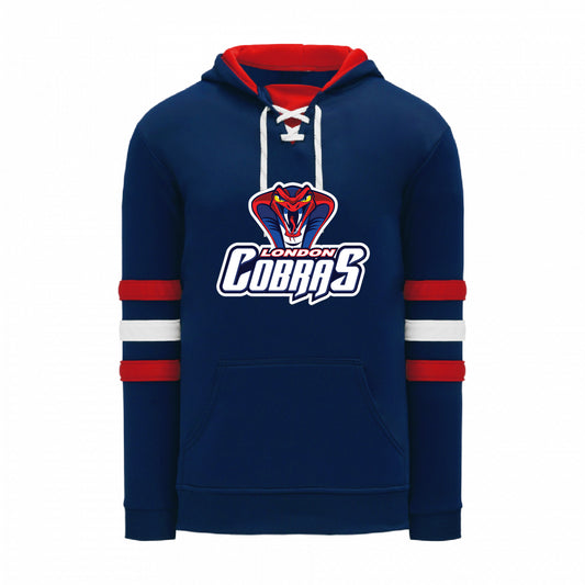 COBRAS HOCKEY ATHLETIC KNIT HOODIE PRINT LOGO
