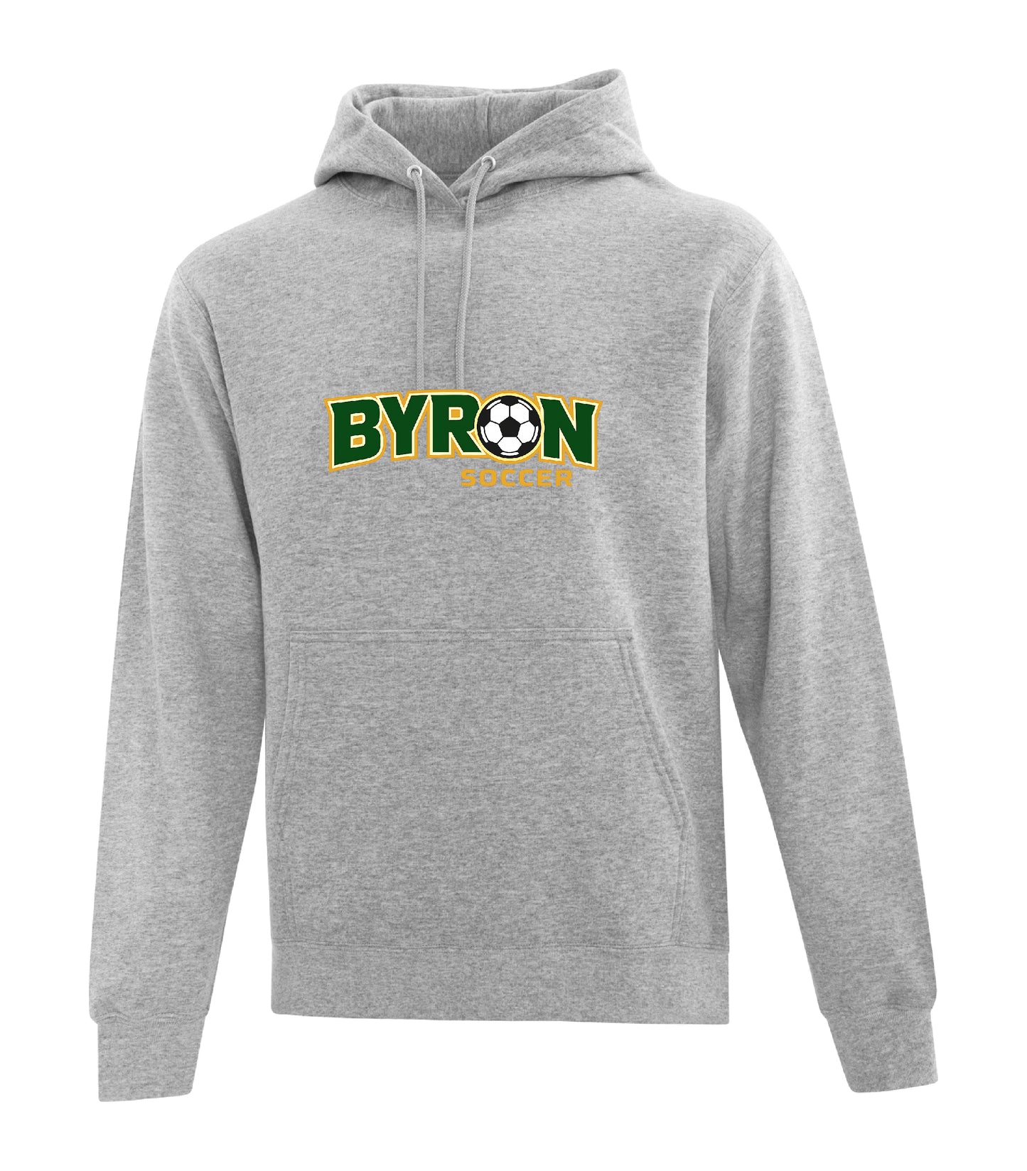 BYRON Cotton Hoodie Full Front Alternate Logo