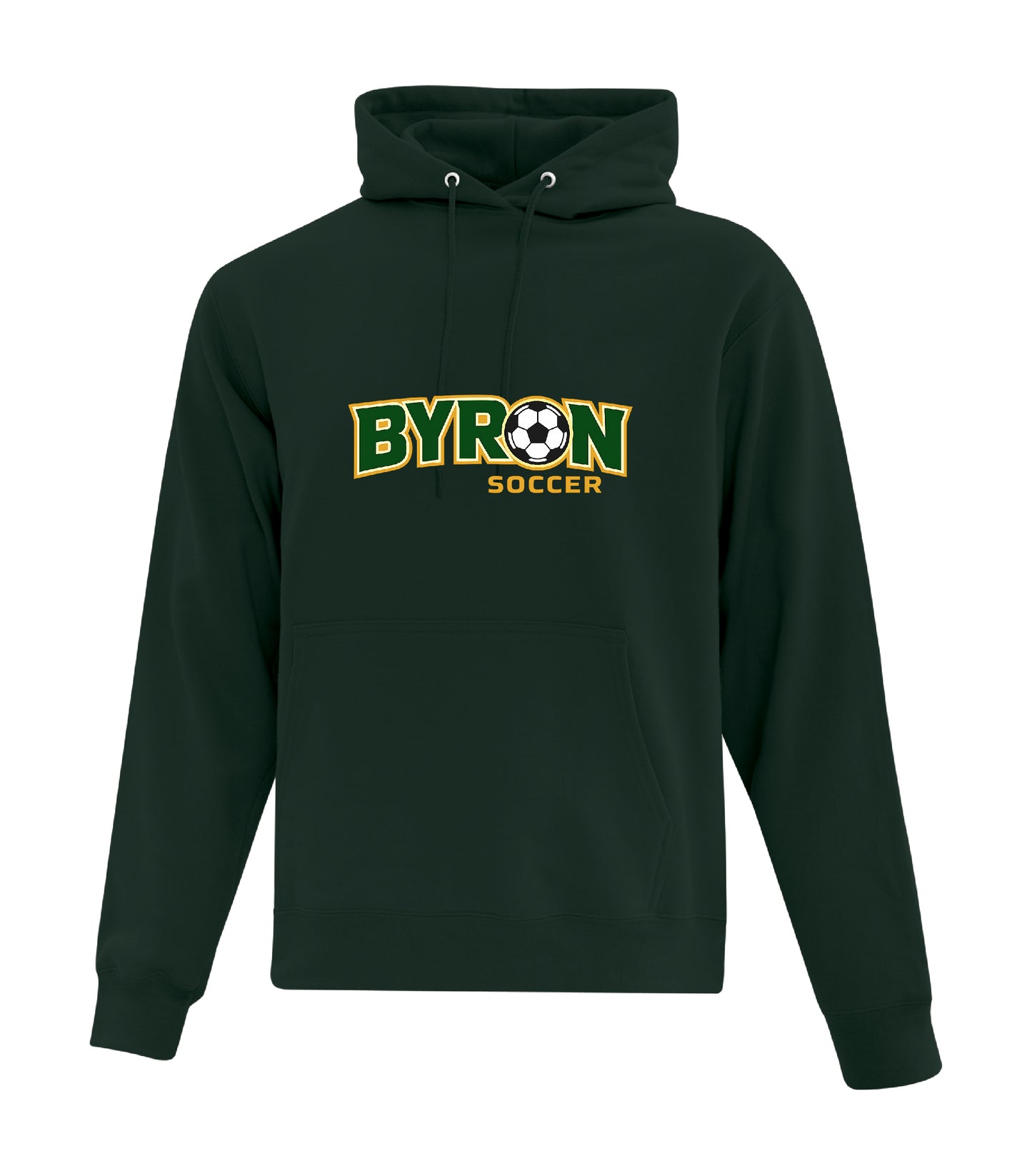 BYRON Cotton Hoodie Full Front Alternate Logo