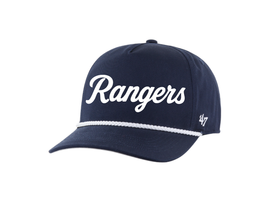 BEL Rangers 47 Brand Rope Hat with Puff embroidery