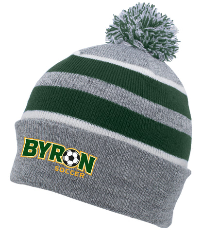 Byron Knit Fold Over Pom Pom