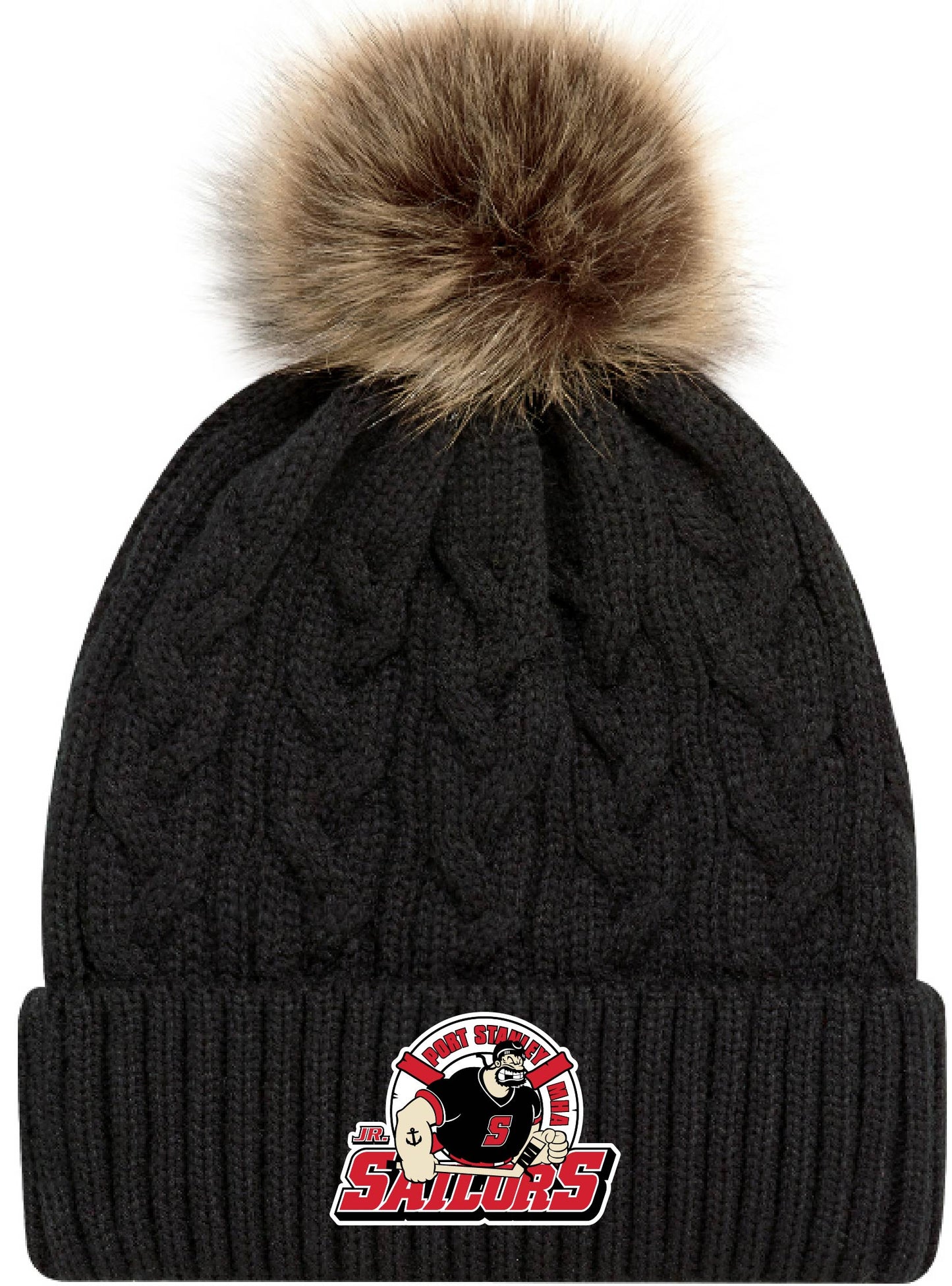 PS Toque with Faux Fur Pom (AJM 9L594L)