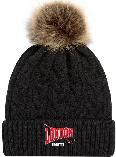 LOR Toque with Faux Fur Pom (AJM 9L594L)