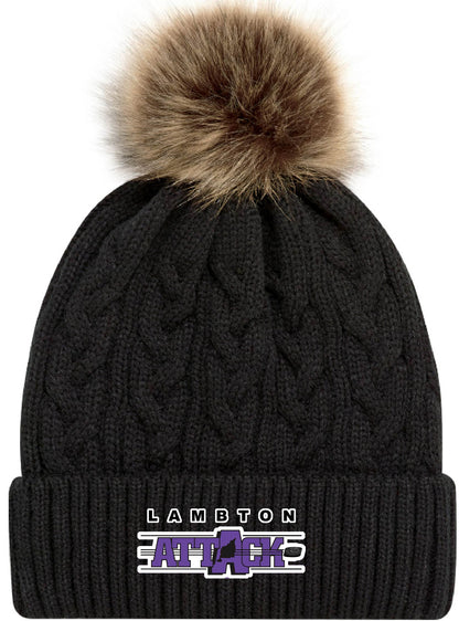 LA Toque with Faux Fur Pom (AJM 9L594L)