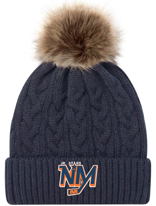 NM Toque with Faux Fur Pom (AJM 9L594L)