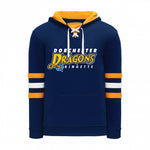 DORCHESTER DRAGONS RINGETTE ATHLETIC KNIT HOODIE PRINT LOGO