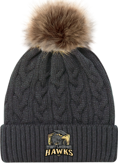 WLH Toque with Faux Fur Pom (AJM 9L594L)