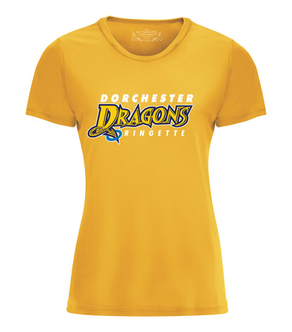 DORCHESTER DRAGONS RINGETTE PRO TEAM WOMENS SHORT SLEEVE TEE