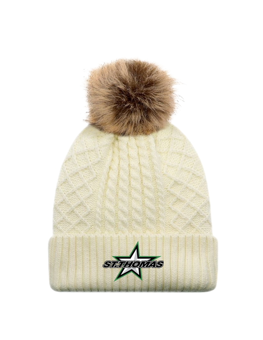 STMHA Toque with Faux Fur Pom (AJM 9L594L)