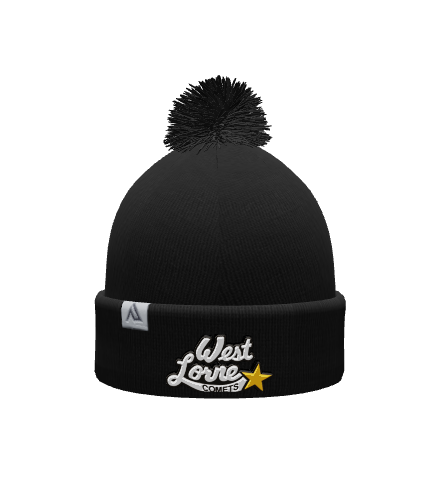WLC Knit Fold Over Pom-Pom Beanie