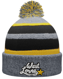 WLC Knit Fold over Beanie with Pom