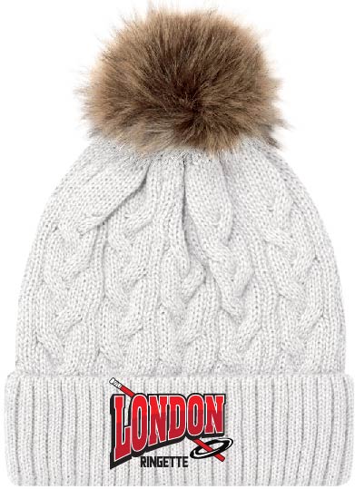 LOR Toque with Faux Fur Pom (AJM 9L594L)