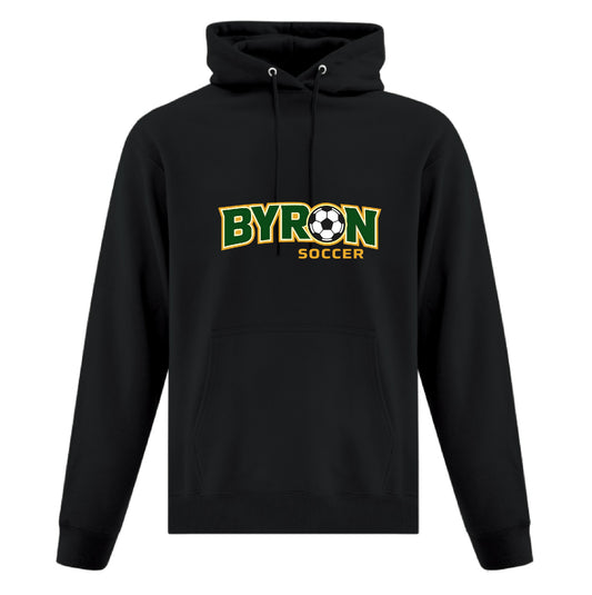 BYRON Cotton Hoodie Full Front Alternate Logo